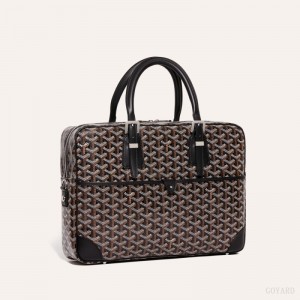 Black Goyard Ambassade MM Document Case | ALMX6095