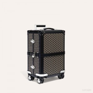 Black Goyard BOURGET PM TROLLEY CASE | ZUWX3053