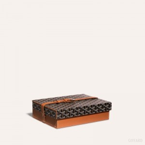 Black / Brown Goyard 8 WATCH CASE | HXPK9051