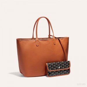 Black / Brown Goyard ANJOU PM BAG | VKLU4409