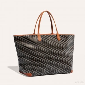 Black / Brown Goyard ARTOIS GM BAG | UGLE1862