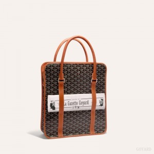 Black / Brown Goyard BOURGOGNE BAG | NOMT3443