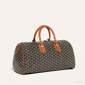 Black / Brown Goyard Boston 45 bag | SRSU9564