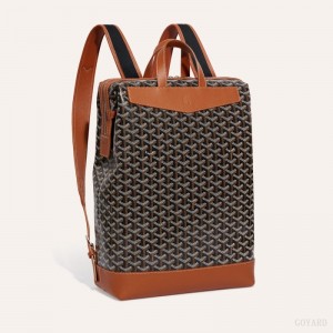 Black / Brown Goyard Cisalpin Backpack | NLHT2077