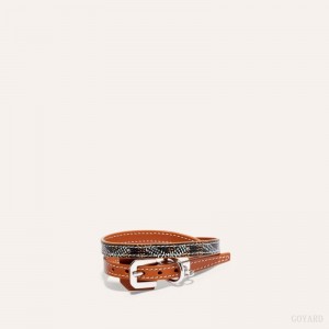 Black / Brown Goyard EDMOND BRACELET | TUDT8524