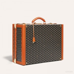 Black / Brown Goyard GRAND HÔTEL 50 CASE | CWXK0086