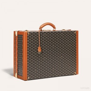 Black / Brown Goyard GRAND HÔTEL 55 CASE | YJKL8252