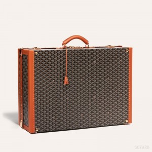 Black / Brown Goyard GRAND HÔTEL 65 CASE | TKAC9213