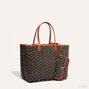 Black / Brown Goyard ISABELLE BAG | FRLM9117