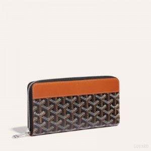 Black / Brown Goyard MATIGNON GM WALLET | ALIP1157