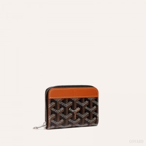 Black / Brown Goyard MATIGNON MINI WALLET | TDNY6194