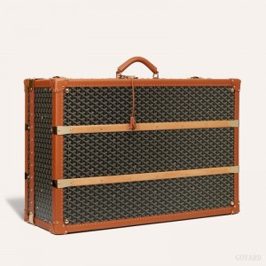 Black / Brown Goyard PALACE 80 SUITCASE | BMEC4982