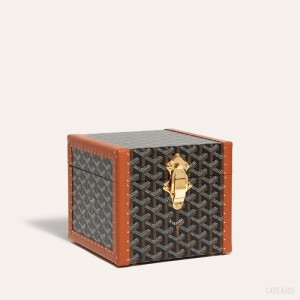 Black / Brown Goyard PARIS CASE | YOFB2868