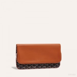 Black / Brown Goyard SAINTE-MARIE CLUTCH | JWDL4936