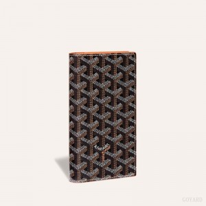 Black / Brown Goyard SAINT-LAMBERT WALLET | VLKE5975