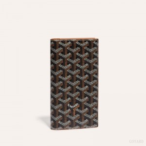 Black / Brown Goyard SAINT-ROCH WALLET | HNBR5640