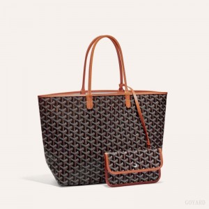 Black / Brown Goyard SAINT LOUIS PM BAG | TZSR5568