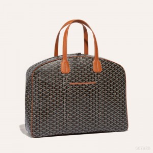 Black / Brown Goyard SAVILE ROW GARMENT BAG | QHFR5806