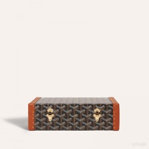 Black / Brown Goyard VENDÔME JEWELLERY CASE | CBJL4001