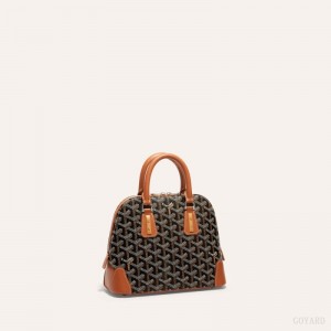 Black / Brown Goyard Vendôme Mini Bag | USEZ9832