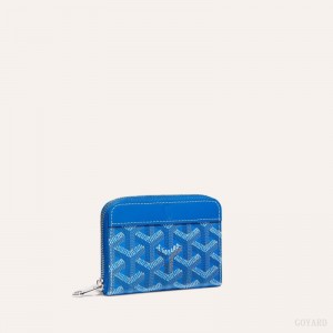 Blue Goyard MATIGNON MINI WALLET | CYJU3453