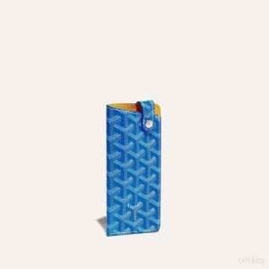 Blue Goyard MONTMARTRE PM GLASSES CASE | EQKY1373