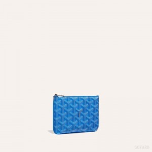 Blue Goyard SÉNAT MINI WALLET | KLKU9076