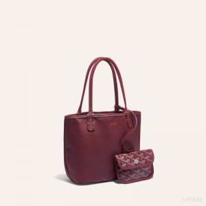 Burgundy Goyard ANJOU MINI BAG | DIJS2376