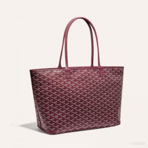 Burgundy Goyard ARTOIS MM BAG | UGJU3167