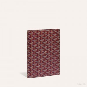 Burgundy Goyard CASTIGLIONE DOCUMENT COVER | UEZV1903