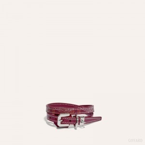 Burgundy Goyard EDMOND BRACELET | DVKG9132