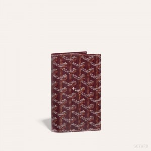 Burgundy Goyard GRENELLE PASSPORT COVER | IZRI1463