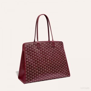 Burgundy Goyard HARDY PM BAG | SCBG1615