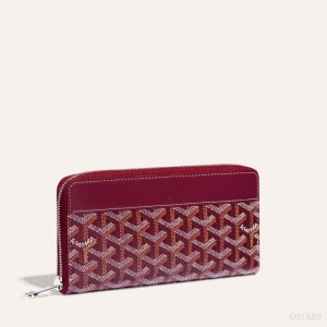 Burgundy Goyard MATIGNON GM WALLET | OGLB9960