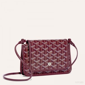 Burgundy Goyard PLUMET POCKET WALLET | KDGR4569