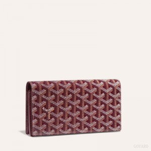 Burgundy Goyard RICHELIEU WALLET | XNKI9776