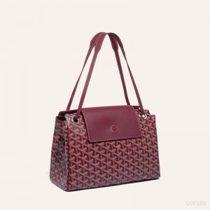 Burgundy Goyard ROUETTE PM BAG | IFMA3970