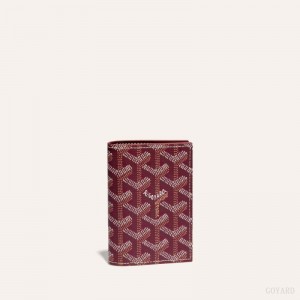 Burgundy Goyard SAINT-MARC CARD WALLET | TLKJ6818