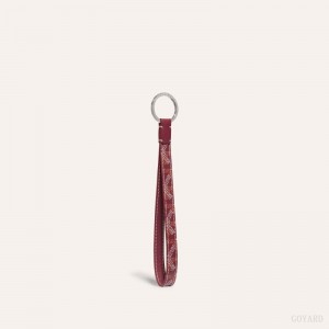 Burgundy Goyard SESAME KEY RING | AQEI3564