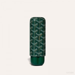 Green Goyard CHURCHILL 2 CIGAR CASE | ECOS8276