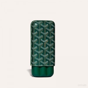 Green Goyard CHURCHILL 3 CIGAR CASE | NTMZ7958