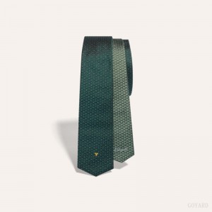 Green Goyard Eldredge Bicolore tie | ICUK7987