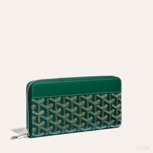 Green Goyard MATIGNON GM WALLET | XFKX1182