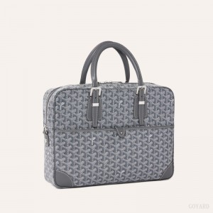 Grey Goyard Ambassade MM Document Case | SMNC8908