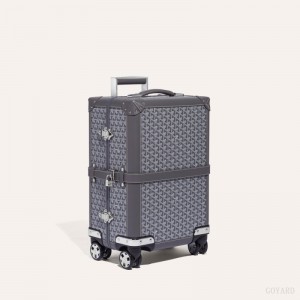 Grey Goyard BOURGET PM TROLLEY CASE | QYDV2383