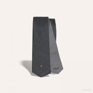 Grey Goyard Eldredge Bicolore tie | SMXN8335