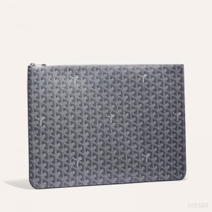 Grey Goyard SENAT GM DOCUMENT CASE | VBJX9794