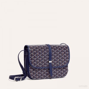 Navy Blue Goyard Belvedere MM Bag | ZSIQ4803