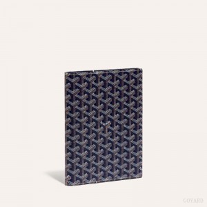 Navy Blue Goyard CASTIGLIONE DOCUMENT COVER | UVXZ5227