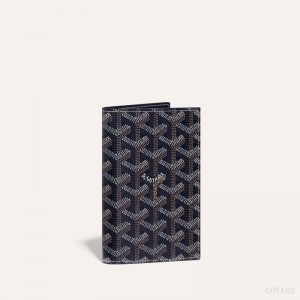 Navy Blue Goyard GRENELLE PASSPORT COVER | PGBG9434